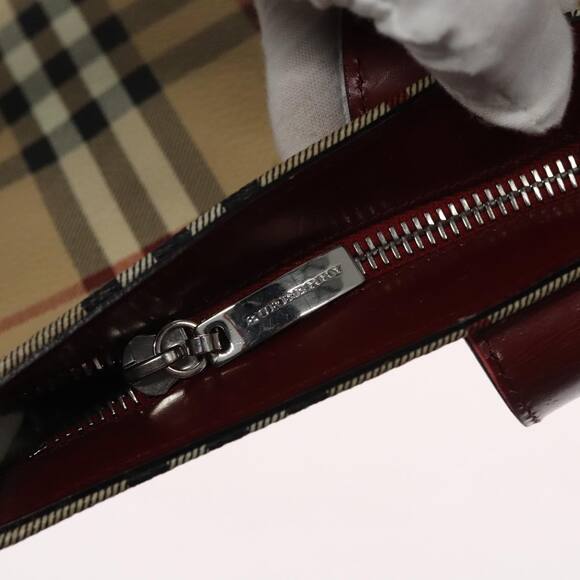 Burberry Nova Check Tote Bag Pvc Beige - Picture 10 of 16